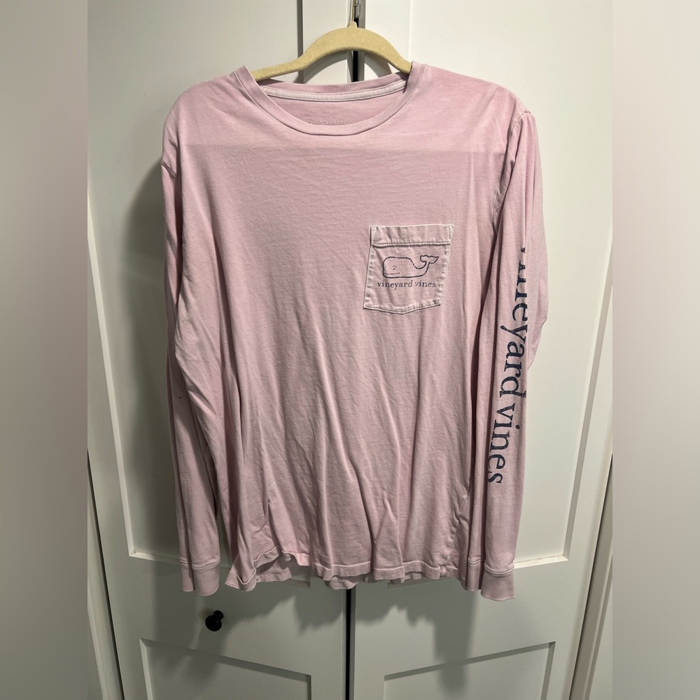 Medium pink vineyard vines long sleeve